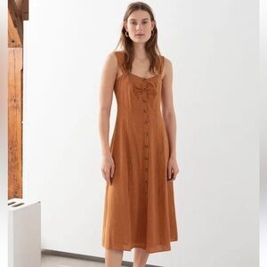 & Other Stories Linen Dress | US 0